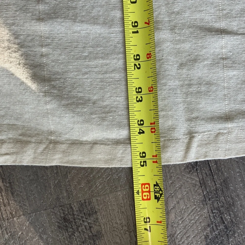 IKEA Linen Curtain Panel Set 55x98 Flax Lenda set of two